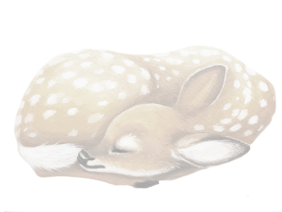 deer-light deer wall stickers