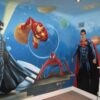 Superhero Mural