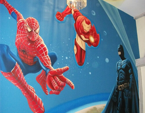 Superhero Murals